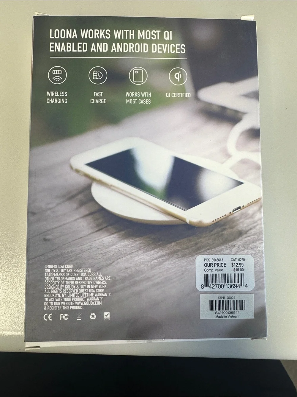 Wireless Charging Pad - Pink